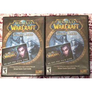 World of Warcraft 60 Day Pre-Paid Time Card - PC/Mac - Video Game Expired Lot